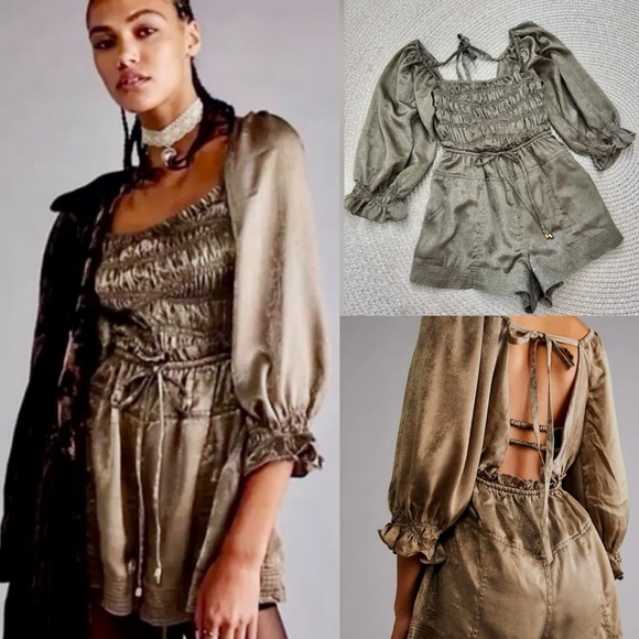 Free People Cassidy Romper - Picture 1 of 7